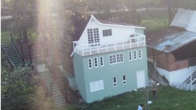 Chalé com vista para o lago